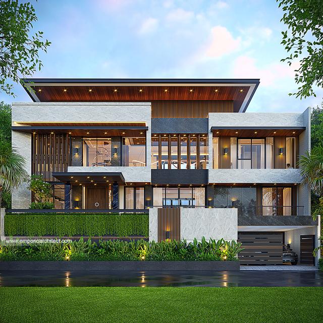 Video Desain Rumah Modern 3 Lantai Bapak RZ 1604 di  Tegal, Jawa Tengah