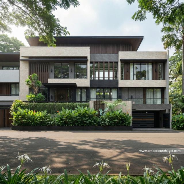 Desain Rumah Modern 3 Lantai Bapak RZ 1604 di  Tegal, Jawa Tengah