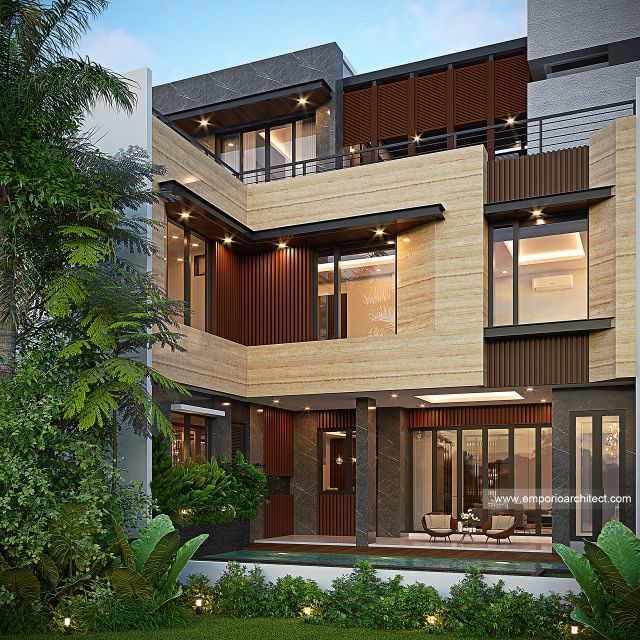 Video Mr. APW 1958 Modern House 3 Floors Design - Cibubur, Jakarta Timur