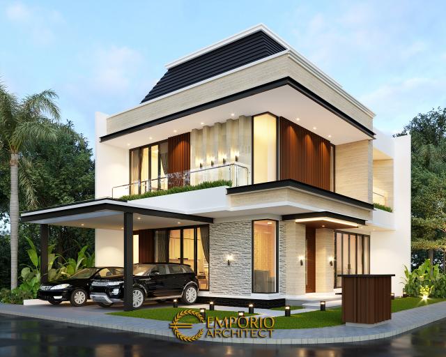 Video Desain Rumah Modern 3 Lantai Ibu Melani di  Ciracas, Jakarta Timur
