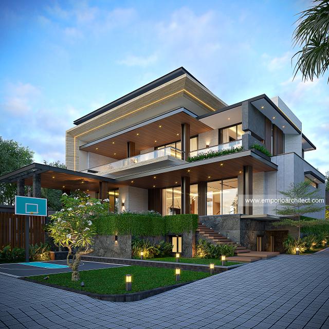 Video Desain Rumah Modern 3 Lantai Bapak WRS 1591 di  Purworejo, Jawa Tengah