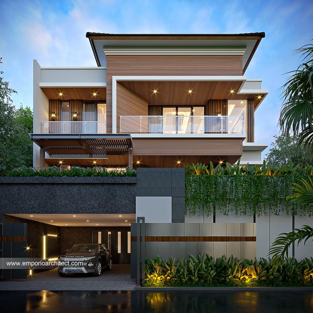 Video Desain Rumah Modern 3 Lantai Ibu LDN 2058 di  Cirebon, Jawa Barat