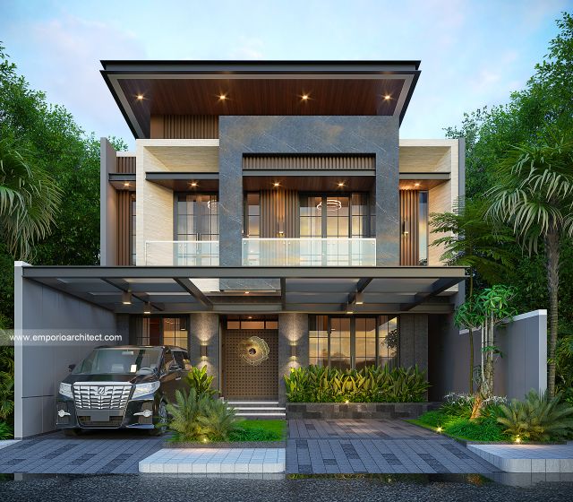 Video Mrs. OLV 1960 Modern House 3 Floors Design - Surabaya