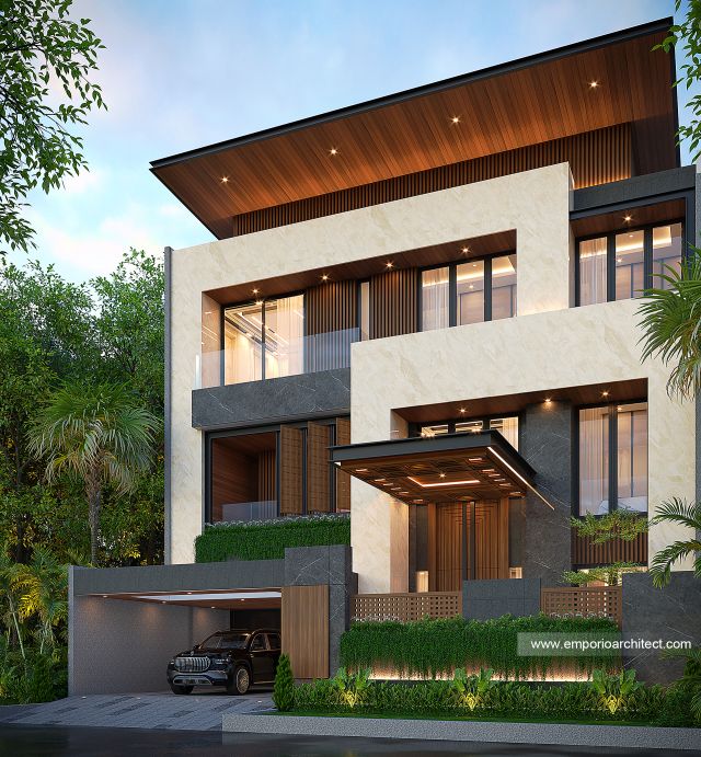 Video Desain Rumah Modern 3 Lantai Bapak RZ 2007 di  Cipinang, Jakarta Timur