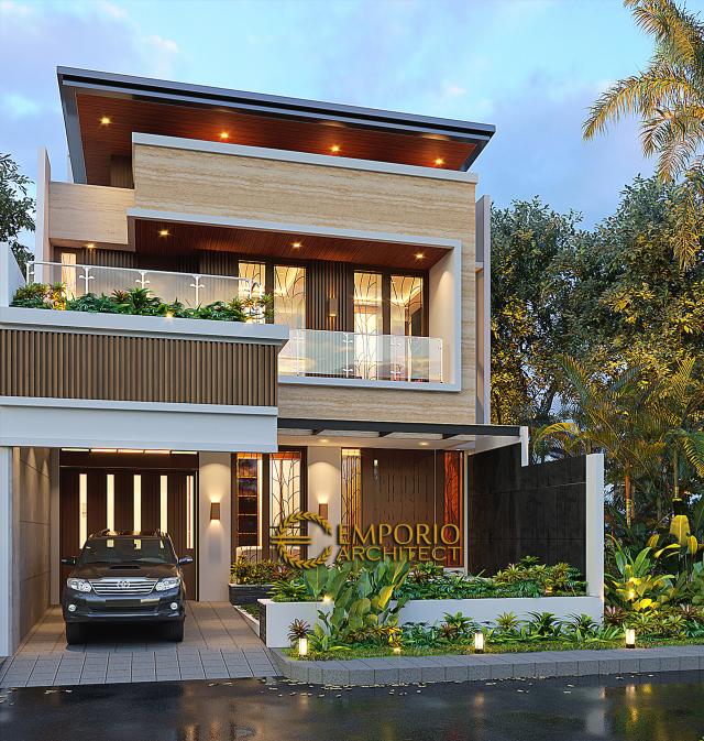Video Desain Rumah Modern 3 Lantai Bapak Suwandi di  Surabaya