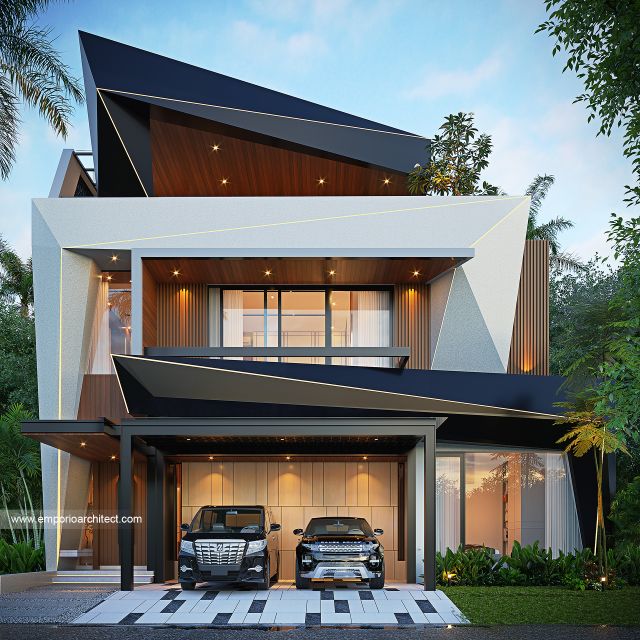 Video Mrs. KRN 2093 Modern House 3 Floors Design - Bintaro, Jakarta Selatan