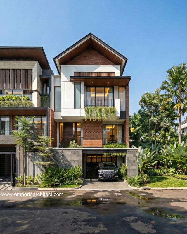 Mrs. ANT Modern House 3 Floors Design - Jakarta Selatan