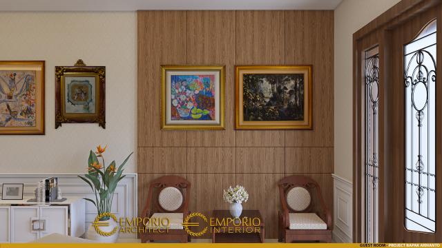 Desain Ruang Tamu Rumah Modern 3 Lantai Bapak Armanto di Jakarta Utara