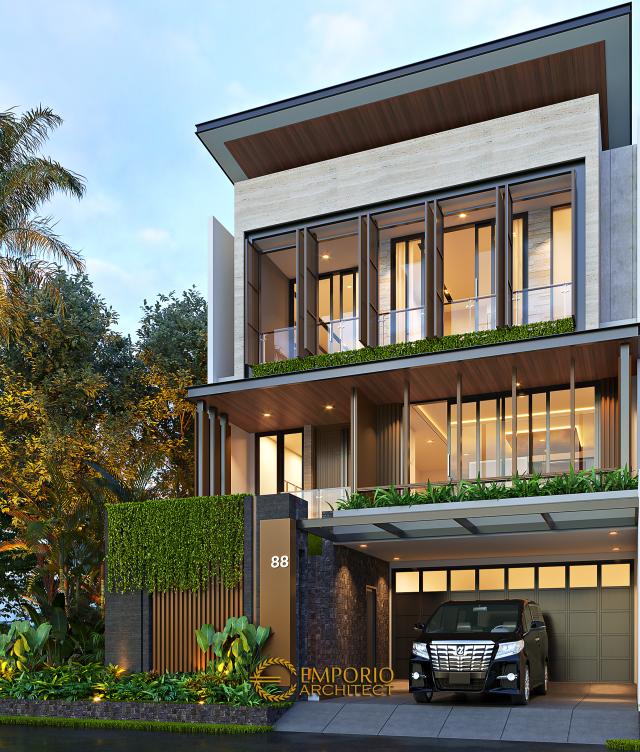 Video Desain Rumah Modern 3 Lantai Bapak William di Jakarta Barat