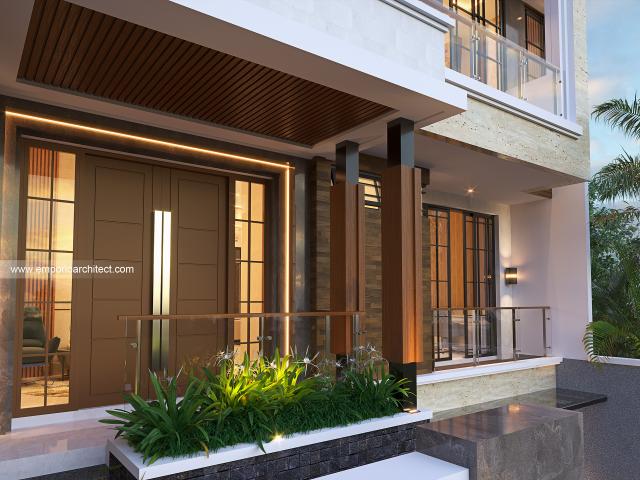 Desain Rumah Modern 3 Lantai Ibu MLS 1463 di  Jakarta