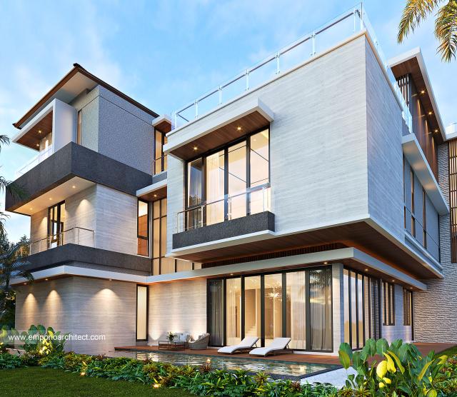 Video Mrs. FFG 2041 Modern House 3 Floors Design - Jakarta Barat