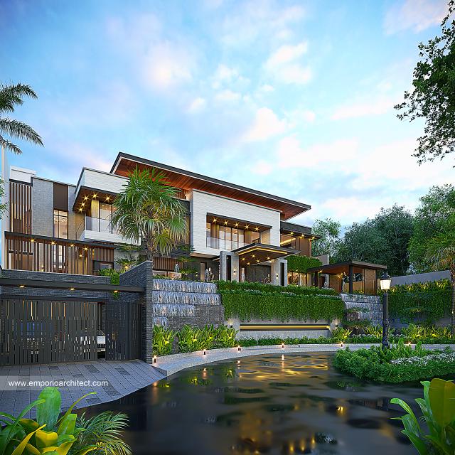 Video Desain Rumah Modern 3 Lantai Ibu SLV 1511 di BSD, Tangerang Selatan