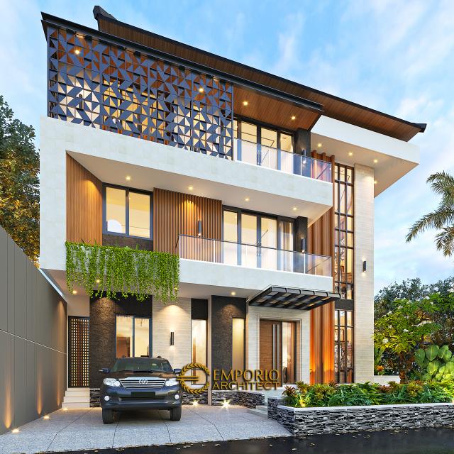 Video Mr. AG Modern House 3 Floors Design - Jakarta Timur