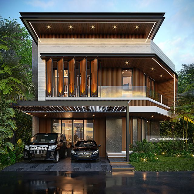 Video Mrs. STA and Mr. ADT 2081 Modern House 3 Floors Design - Jakarta Timur