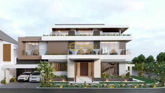 Video Mrs. Eva Modern House 3 Floors Design - Jakarta Utara