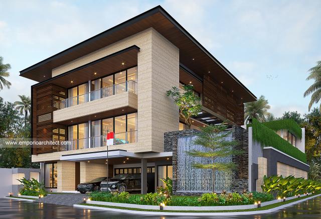 Video Mrs. Dini Modern House 3.5 Floors Design - Tangerang Selatan