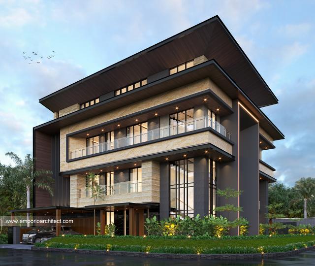 Video Mr. DNL 1423 Modern House 3.5 Floors Design - Banten