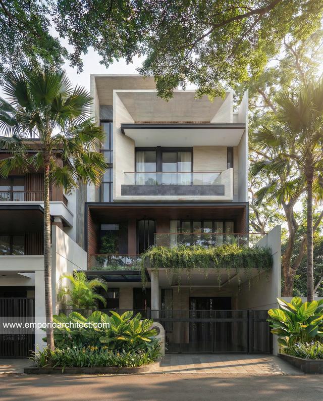 Mr. TNY 1483 Modern House 4 Floors Design - Jakarta