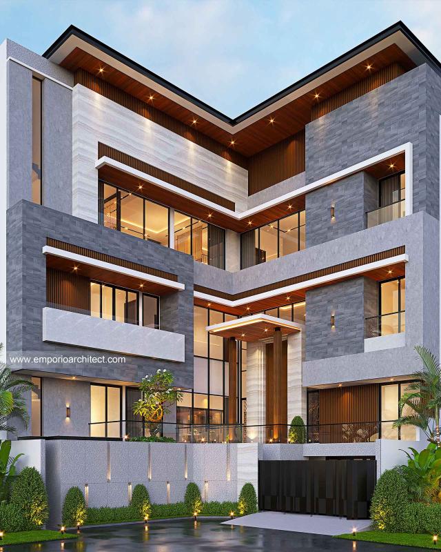 Video Mr. JKO 1333 Modern House 4 Floors Design - Jakarta