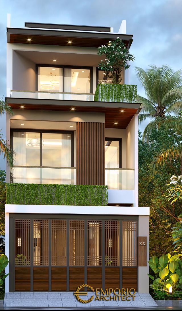 Video Desain Rumah Modern 4 Lantai Bapak Wibowo di  Semarang, Jawa Tengah