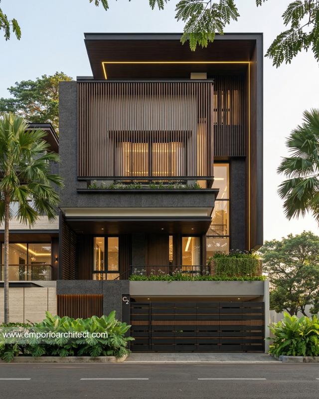 Mr. BDM 1634 Modern House 4 Floors Design - Cipayung, Jakarta Timur