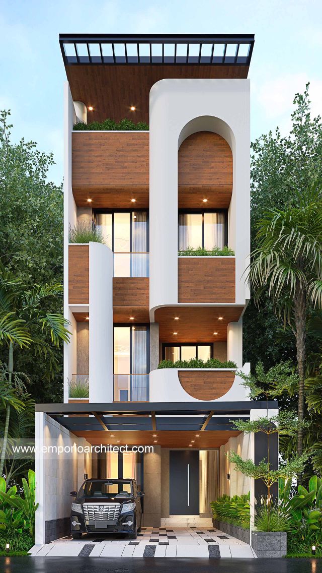 Video Mrs. FR 2060 Modern House 4 Floors Design - Tebet, Jakarta Selatan