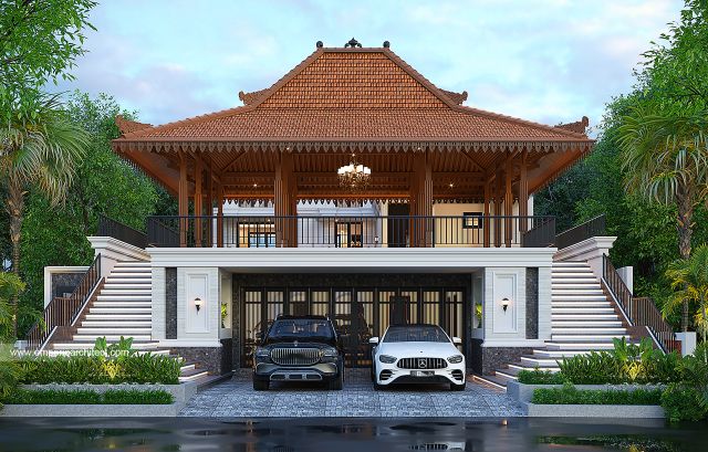 Video Mr. NVN 1943 Modern Classic House 3 Floors Design - Bogor
