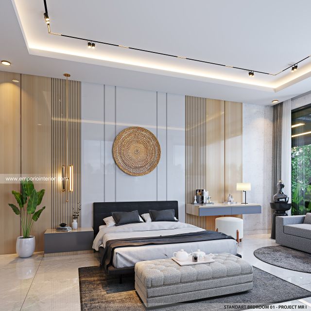 Desain Kamar Tidur Standar 1 Rumah Modern Villa Bali 2 Lantai Mr. I di Tabanan, Bali Desain Kamar Tidur Standar 1 Rumah Modern Villa Bali 2 Lantai Mr. I di Tabanan, Bali