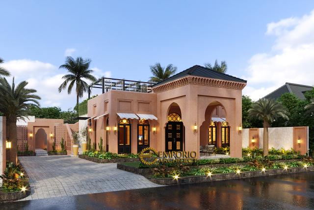 Video Desain Rumah Moroccan Style 1.5 Lantai Bapak M. Ahmad di  Cirebon, Jawa Barat