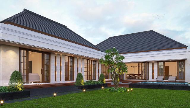 Video Desain Rumah Villa Bali 1 Lantai Bapak RDY 1439 di  Kalimantan Tengah
