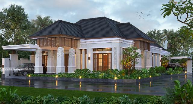 Mrs. RSE 1385 Villa Bali House 1 Floor Design - Bengkulu