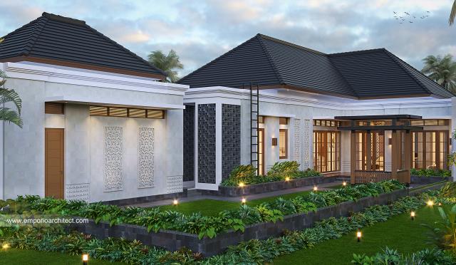 Mrs. RSE 1385 Villa Bali House 1 Floor Design - Bengkulu