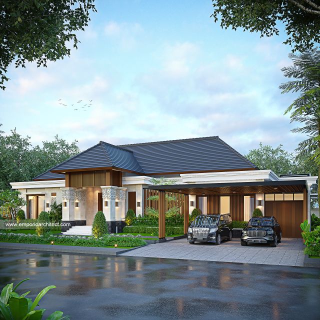 Video Mr. ABT 1914 and Mrs. PLA Villa Bali House 1 Floor Design - Bogor