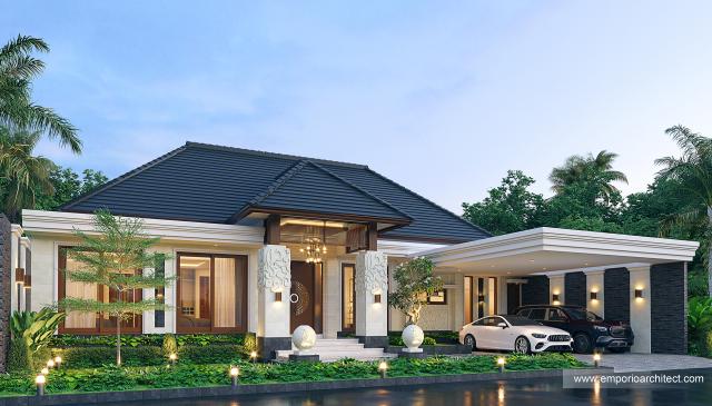 Video Desain Rumah Villa Bali 1 Lantai Bapak Zaenal di  Cilacap, Jawa Tengah