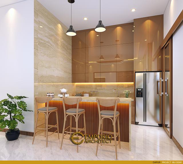 Desain Dapur Rumah Villa Bali 1.5 Lantai Ibu Dewi di Singaraja, Bali