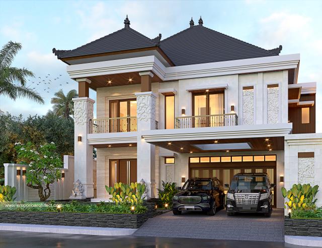 Video Desain Rumah Villa Bali 2 Lantai Ibu Mieke di  Badung, Bali