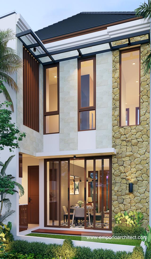 Mrs. MDN 1327 Villa Bali House 2 Floors Design - Cinere, Depok