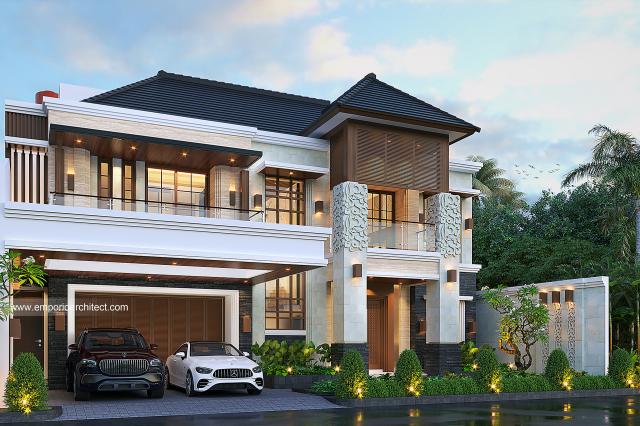 Video Mrs. FTR 1414 Villa Bali House 2 Floors Design - Bandung