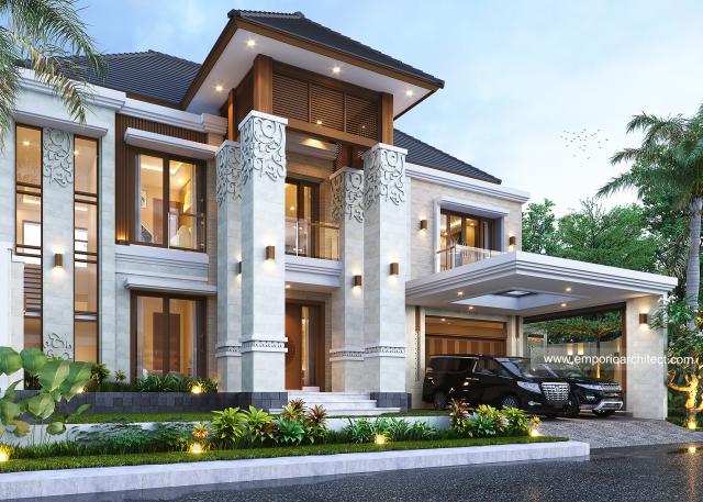 Video Desain Rumah Villa Bali 2 Lantai Bapak Erik di  Malang, Jawa Timur