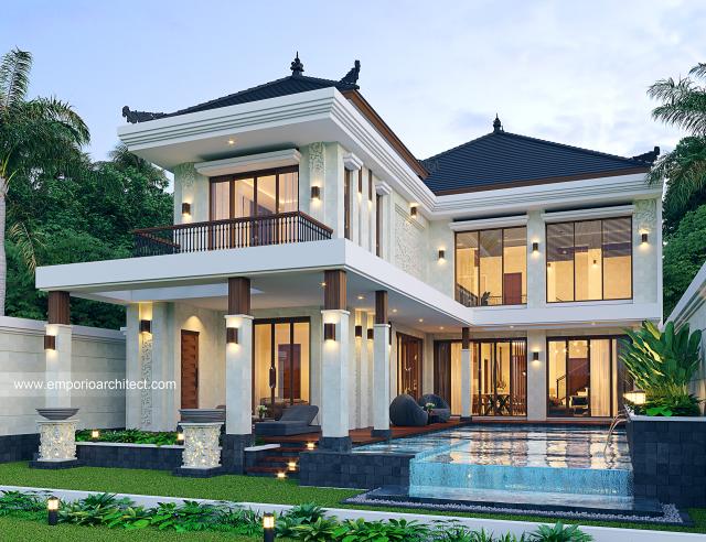 Mrs. ANNA 1395 Villa Bali House 2 Floors Design - Yogyakarta