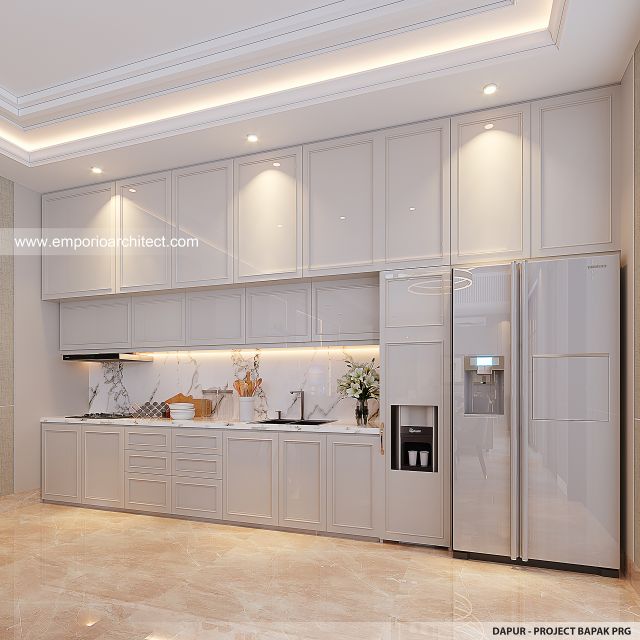 Desain Dapur Rumah Villa Bali 2 Lantai Bapak PRG di Sumatera Utara