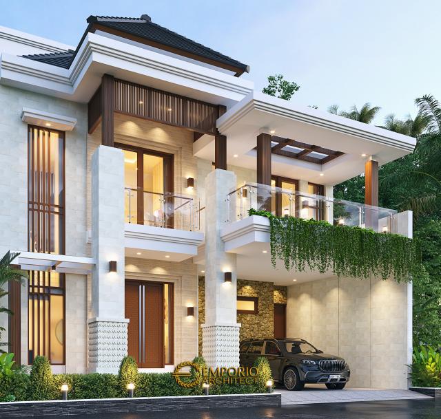 Video Desain Rumah Villa Bali 2.5 Lantai Ibu Indrayeni di  Makassar