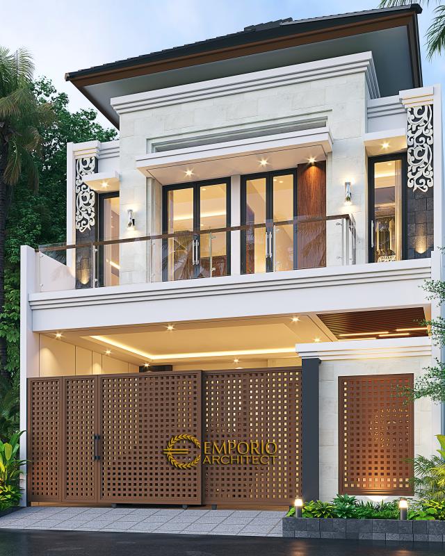 Video Desain Rumah Villa Bali 2.5 Lantai Bapak Prana di  Bekasi