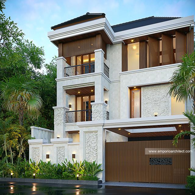 Video Desain Rumah Villa Bali 3 Lantai Ibu SHR 1655 di  Bali