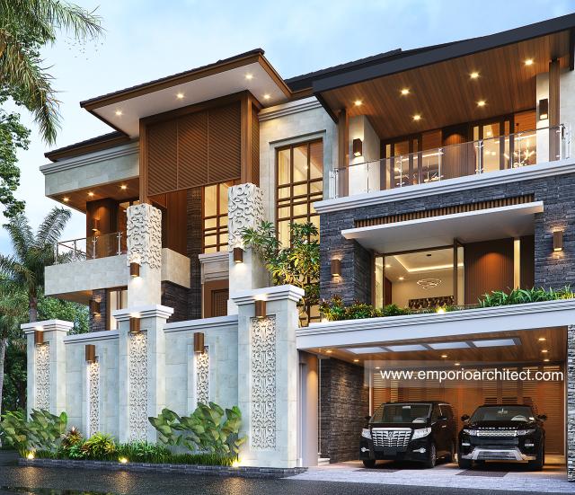 Video Desain Rumah Villa Bali 3 Lantai Bapak NGH 1185 di  Solo (Surakarta), Jawa Tengah
