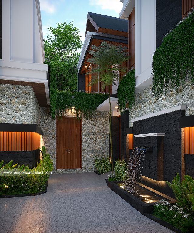 Desain Eksterior Komplek Villa milik SwissBel Group (Type 1) di Kendari, Sulawesi Tenggara