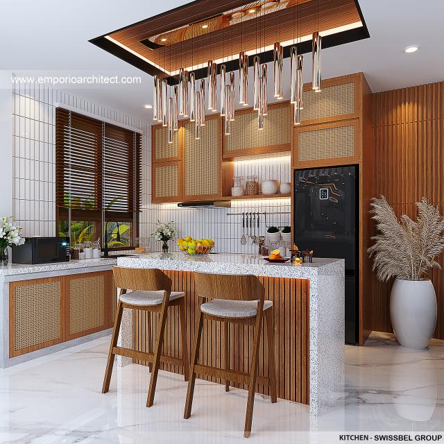 Desain Dapur Komplek Villa milik SwissBel Group (Type 1) di Kendari, Sulawesi Tenggara