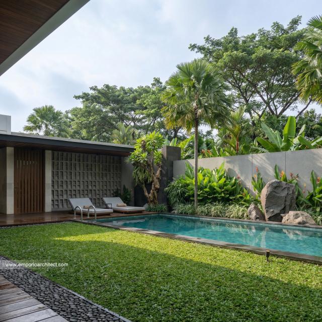 Desain Villa Modern 2 Lantai Ibu SR 2308 di  Sanur, Bali