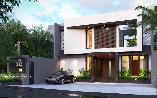 Video Desain Villa Modern 3 Lantai Ibu Nurul di  Bogor