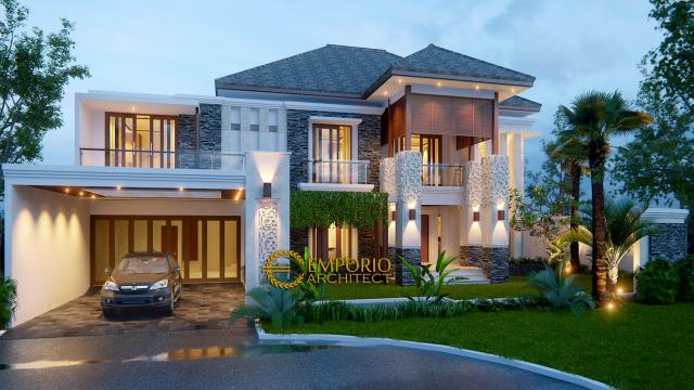 Video Desain Rumah Villa Bali 2 Lantai Bapak Budi di  Bekasi